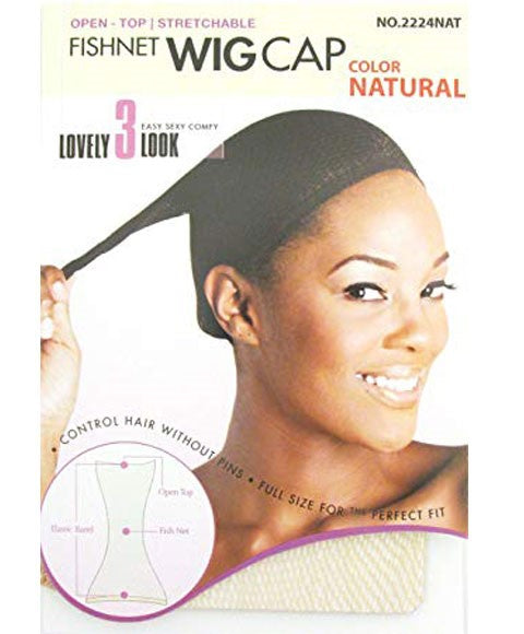 MAGIC COLLECTION OPEN TOP STRETCHABLE FISHNET WIG CAP 2224NAT Color Natural Extensions Accessories Asetena Pa