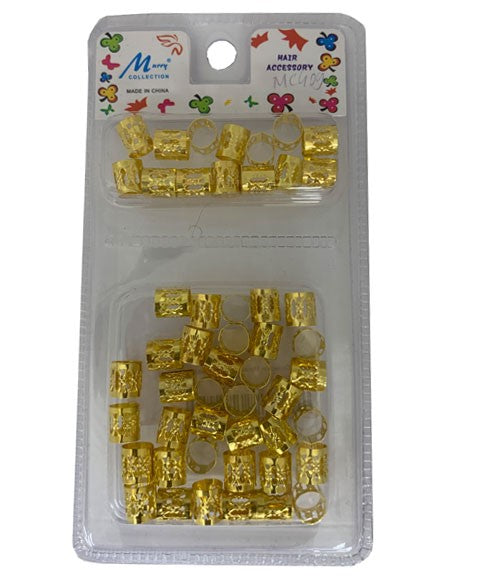 MURRY COLLECTION METAL TUBE CLIP GOLD MC40G Color Gold Kids Hair Accessories Asetena Pa