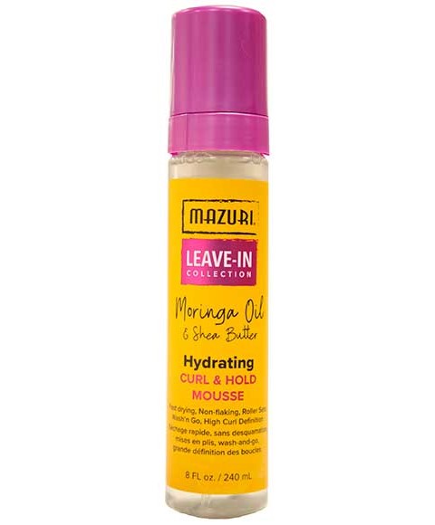 LEAVE IN COLLECTION HYDRATING CURL AND HOLD MOUSSE 240 ml Hair Styling Asetena Pa