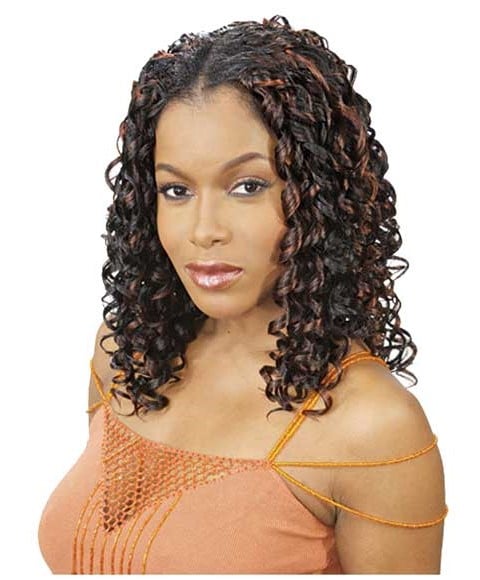 GLANCE SYN ITALIAN CURL WEAVE Color 4/30 Synthetic Weave Hair Asetena Pa