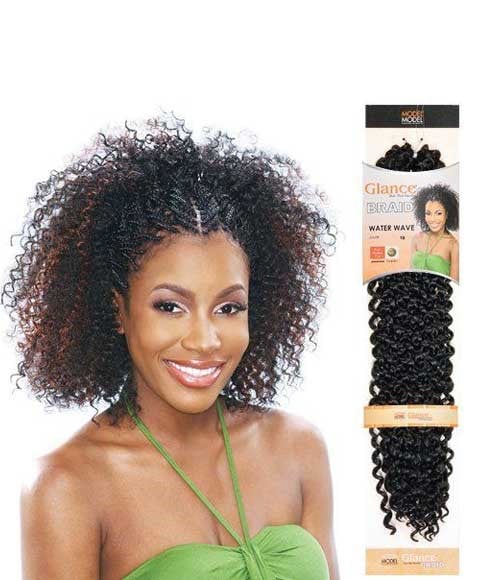 GLANCE SYN WATER WAVE BRAID Color P4/27 Hair for Braid Extensions Asetena Pa