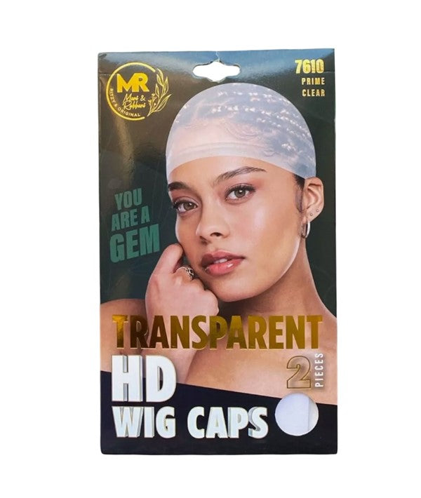 MR TRANSPARENT HD WIG CAPS 7610 PRIME CLEAR Durags and Caps Asetena Pa