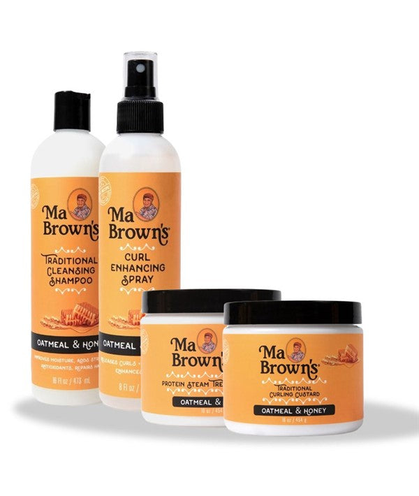 MA BROWNS CURL CARE BUNDLE Shampoo Asetena Pa