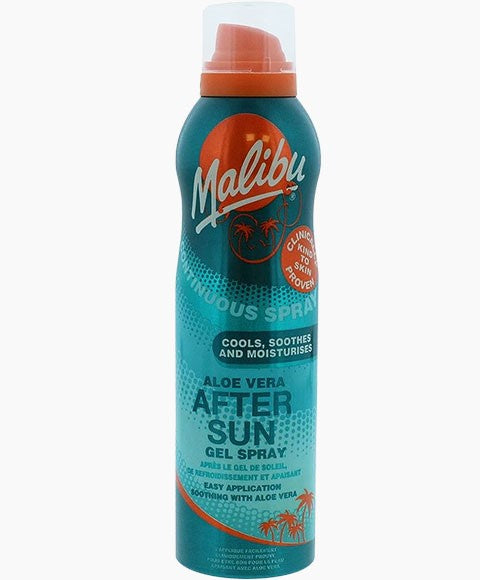 CONTINUOUS SPRAY COOLS SOOTHES AND MOISTURISES ALEO VERA AFTER SUN GEL SPRAY 175 ml Skin Treatments Asetena Pa