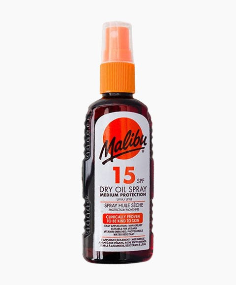 MALIBU DRY OIL SPRAY WITH SPF15 100 ml Skin Treatments Asetena Pa