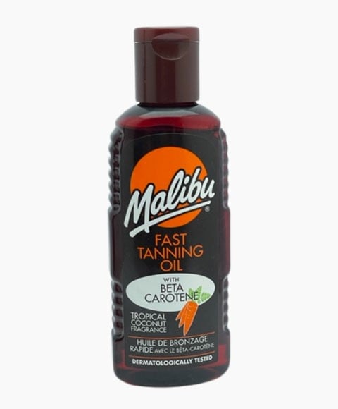 MALIBU FAST TANNING OIL WITH BETA CAROTENE 100 ml Skin Treatments Asetena Pa
