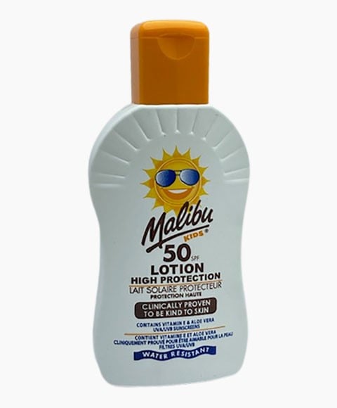 MALIBU KIDS HIGH PROTECTION LOTION SPF50 200 ml Skin Treatments Asetena Pa