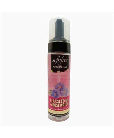 SOFN FREE FOR NATURAL HAIR FLAXSEED OIL AND ROSE WATER CURLING MOUSSE 200 ml Hair Styling Asetena Pa