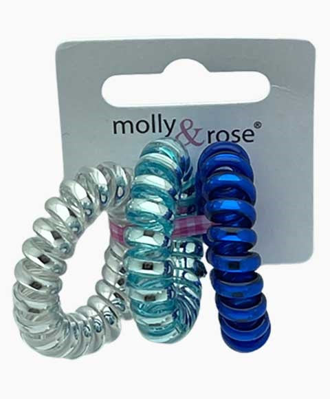 TELEPHONE SMALL TONAL ASSORTED ELASTIC 5977 3 pcs Kids Hair Accessories Asetena Pa