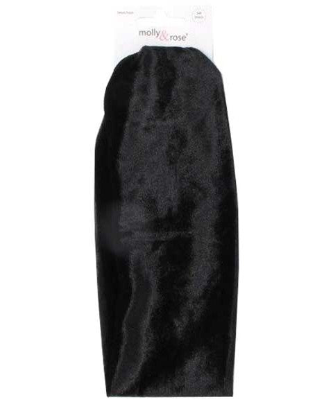 VELVET FINISH SOFT STRETCH HEAD BAND BLACK6820 Kids Hair Accessories Asetena Pa