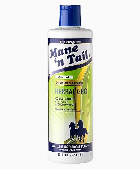 MANE N TAIL OLIVE OIL AND KERATIN HERBAL GRO CONDITIONER 355 ml (Pack of 3) Conditioner Asetena Pa