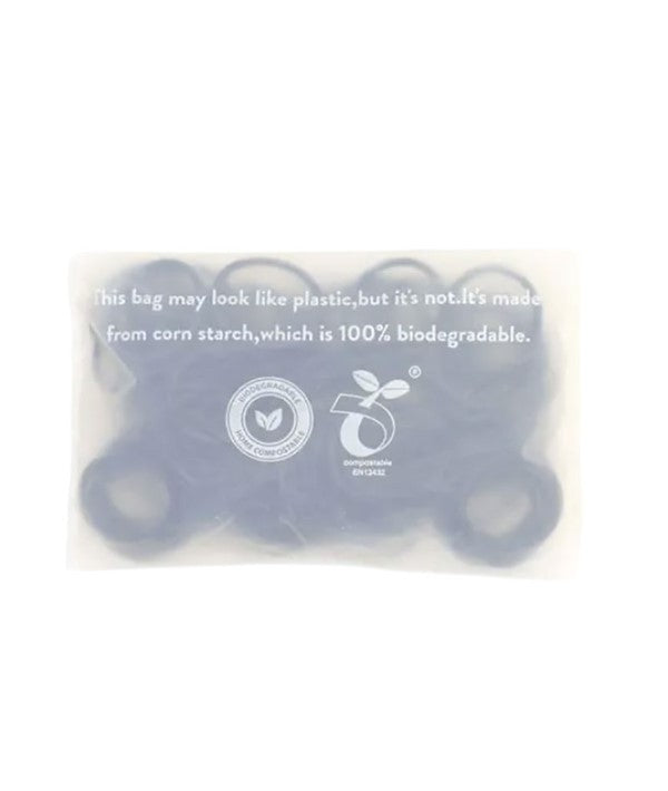 MINI HAIR BLACK RUBBER BANDS Kids Hair Accessories Asetena Pa