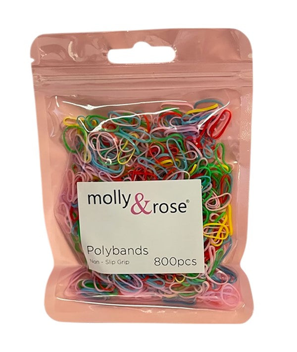 POLYURETHANE BANDS 9455 800 pcs Color mixed Kids Hair Accessories Asetena Pa