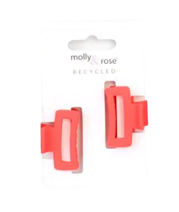 RECTANGULAR OPEN CLAMP SET MINI Color Assorted Hair Accessories Asetena Pa