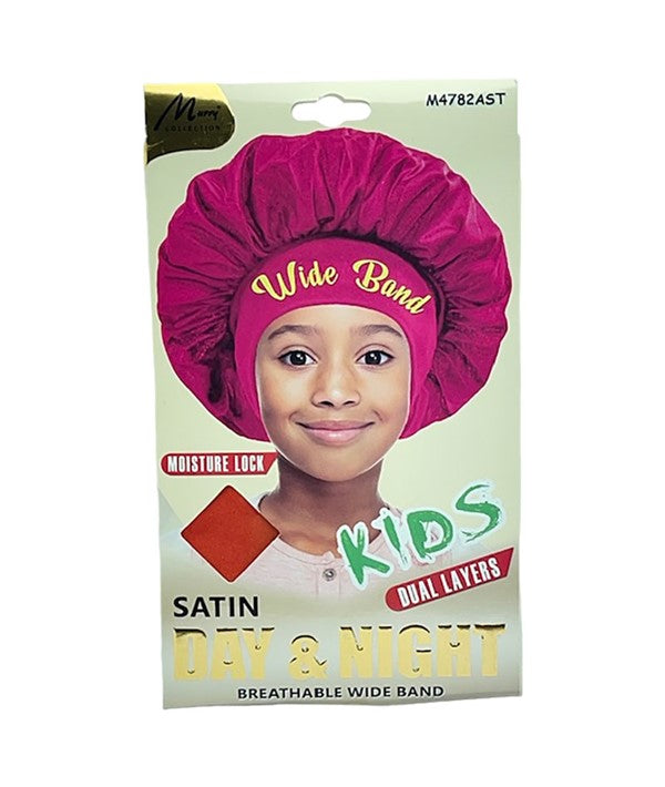 KIDS SATIN DAY AND NIGHT BREATHABLE WIDE BAND M4782AST Kids Hair Accessories Asetena Pa
