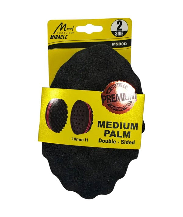 MIRACLE MEDIUM DOUBLE SIDED SPONGE MSB0D Hair Brushes and Combs Asetena Pa