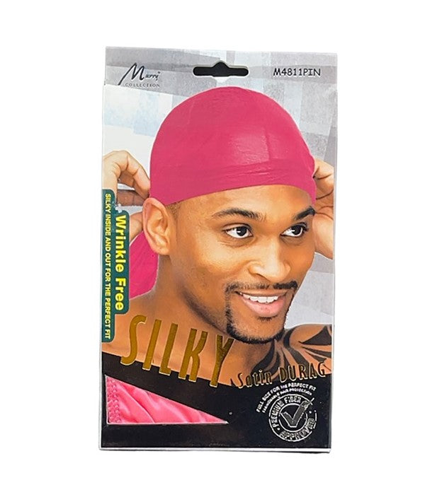 MURRY COLLECTION SILKY SATIN DURAG M4811PIN Durags and Caps Asetena Pa