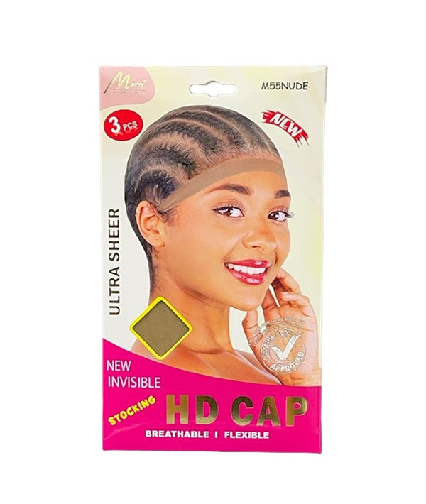 MURRY COLLECTION ULTRA SHEER HD CAP M55NUDE 3 pcs Durags and Caps Asetena Pa