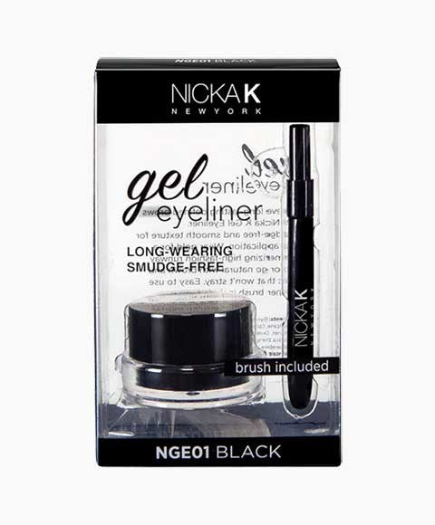 NICKA K GEL EYELINER 3.5 g Color NGE01 Black Eye Makeup Asetena Pa