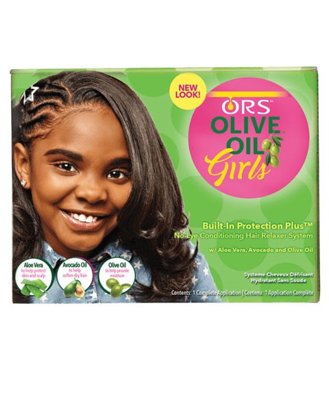 ORS OLIVE OIL GIRLS NO LYE CONDITIONING RELAXER SYSTEM Relaxer n Texturizer Asetena Pa