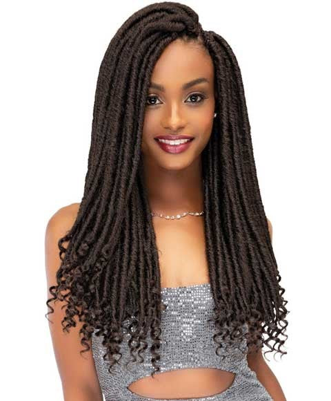 NALA TRESS SYN GHANA FAUX LOCS 20 Color 1 Hair for Braid Extensions Asetena Pa