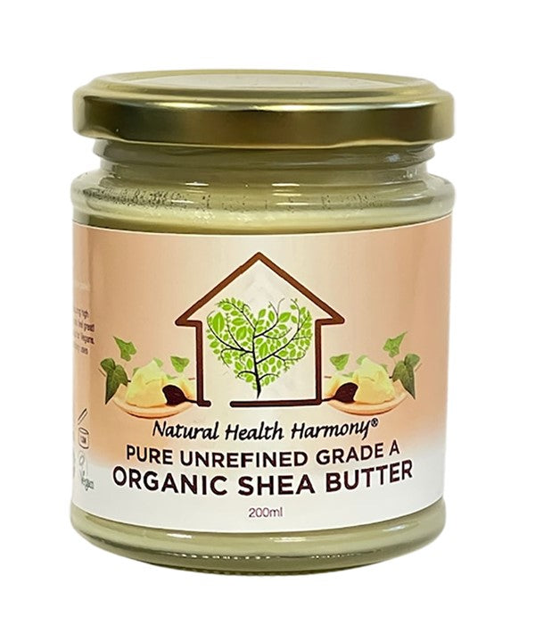 PURE UNREFINED GRADE A ORGANIC SHEA BODY BUTTER 200ml Sprays, Serums and Oils Asetena Pa