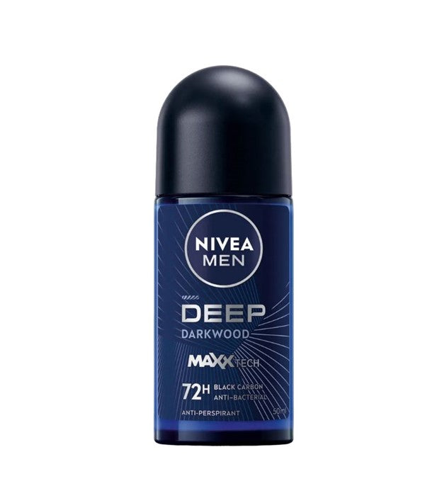 NIVEA MEN DEEP DARKWOOD DEODORANT ROLL ON 50 ml Body Care Asetena Pa