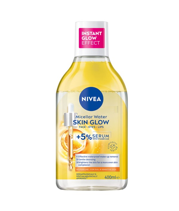 MICELLAR WATER SKIN GLOW FACE EYE LIPS 400ml No Coulor Skin Wash Asetena Pa