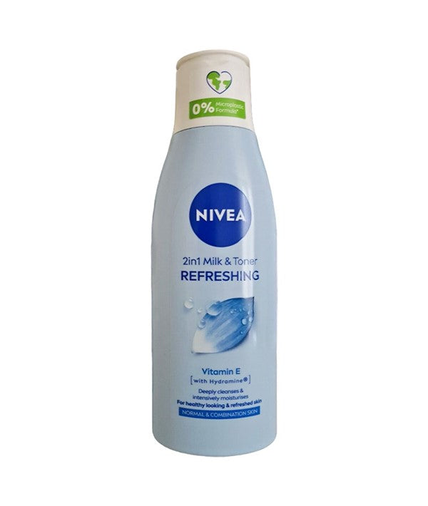 NIVEA REFRESHING 2 IN 1 MILK AND TONER 200 ml Skin Moisturizing Asetena Pa