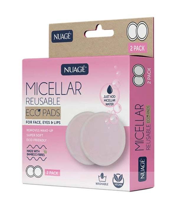 NUAGE MICELLAR REUSABLE ECO PADS 2 PACK Skin Wash Asetena Pa