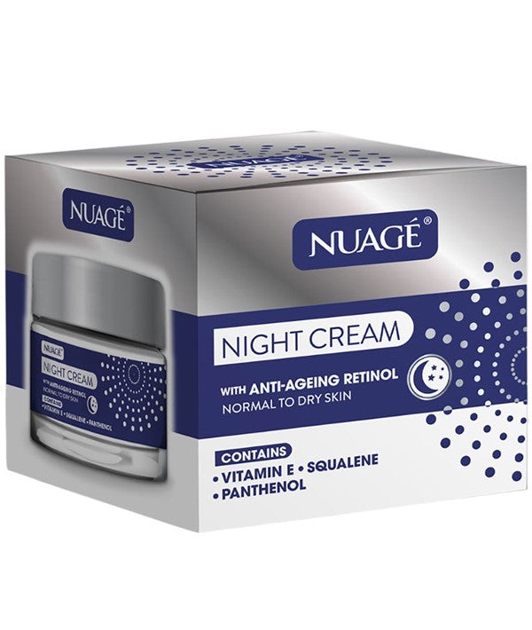 NUAGE NIGHT CREAM WITH ANTI AGEING RETINOL 50 ml Skin Moisturizing Asetena Pa