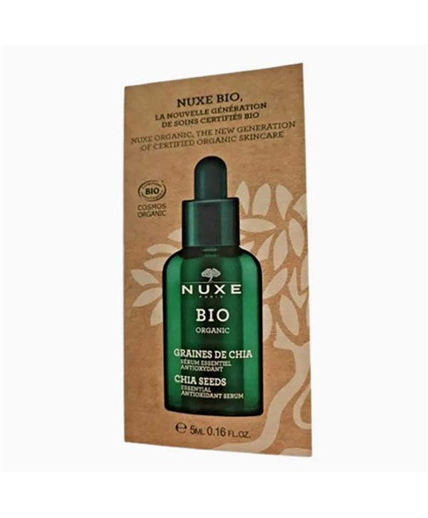 NUXE BIO ORGANIC CHIA SEEDS ESSENTIAL ANTIOXIDANT SERUM 5 ml Skin Treatments Asetena Pa