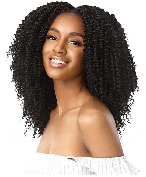 BIG BEAUTIFUL HAIR 4A KINKY CURLY CLIP IN 9 Pcs Color S1B/30 Tape In and Clip On Hair Extensions Asetena Pa