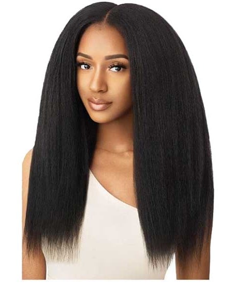 BIG BEAUTIFUL HAIR KINKY STRAIGHT CLIP IN 18'' Color Chocolate Brown Tape In and Clip On Hair Extensions Asetena Pa