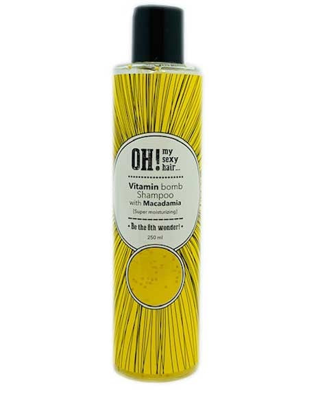 VITAMIN BOMB SHAMPOO WITH MACADAMIA 250 ml Shampoo Asetena Pa