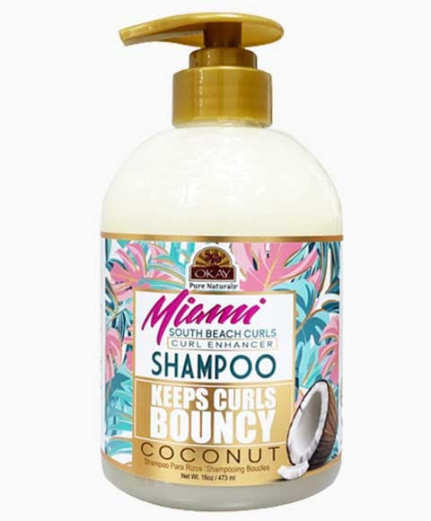 OKAY MIAMI KEEP CURLS BOUNCY COCONUT SHAMPOO 473 ml Shampoo Asetena Pa