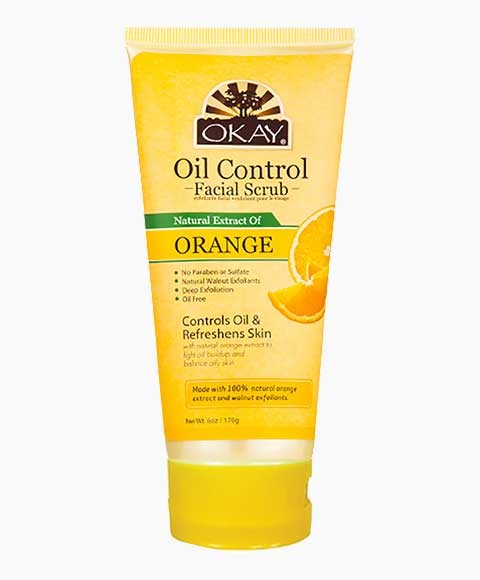 OKAY PURE NATURALS OIL CONTROL ORANGE FACIAL SCRUB 170 g Skin Wash Asetena Pa