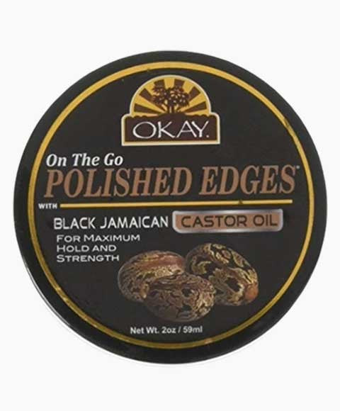 OKAY ON THE GO POLISHED EDGES CASTOR OIL 59 ml Hair Styling Asetena Pa