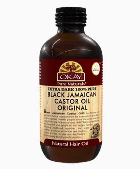 OKAY EXTRA DARK BLACK JAMAICAN CASTOR OIL ORIGINAL 118 ml Treatments Asetena Pa
