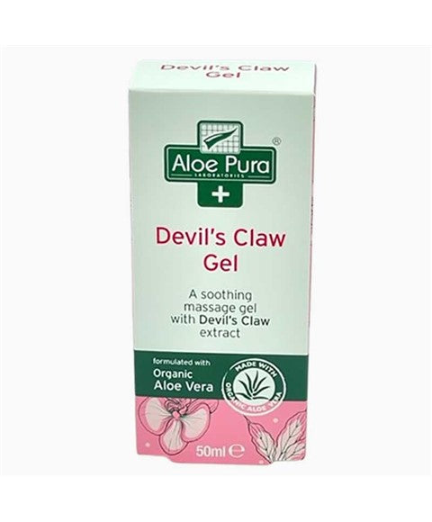 ALOE PURA ORGANIC ALOE VERA DEVILS CLAW GEL 50 ml Skin Treatments Asetena Pa