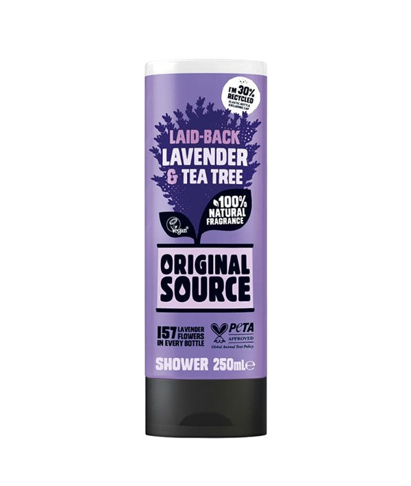 LAID BACK LAVENDER AND TEA TREE SHOWER GEL 250 ml Body Care Asetena Pa