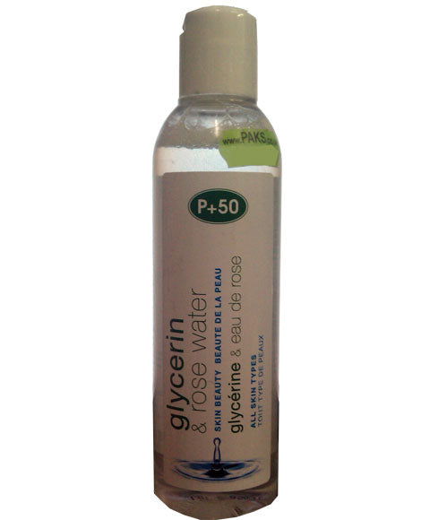 P 50 GLYCERIN AND ROSE WATER 200 ml Skin Moisturizing Asetena Pa