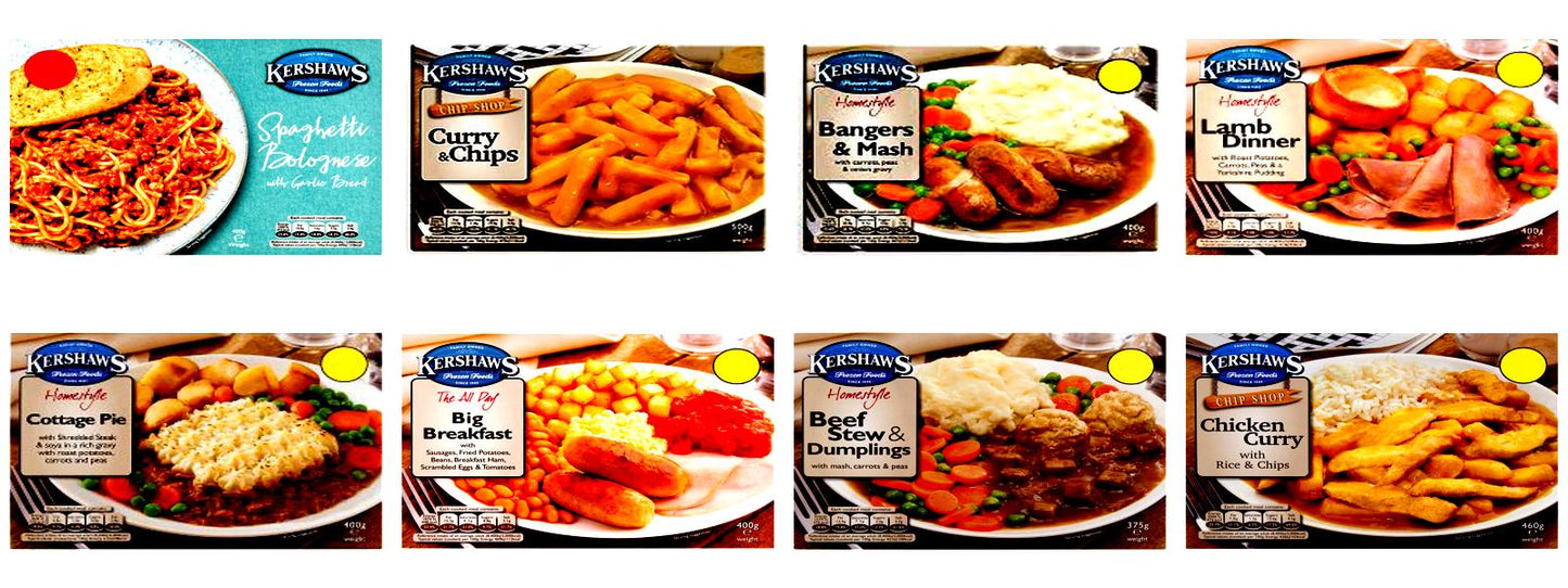 Kershaws Healthy 8 Pack Ready Meal Combo Bundles