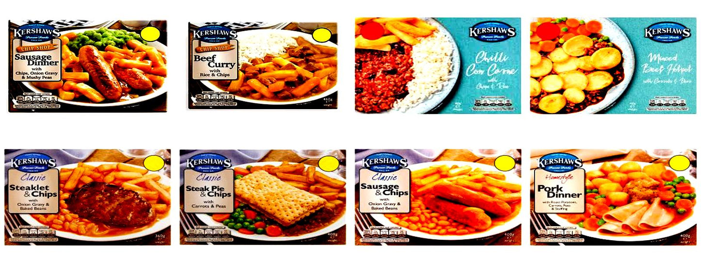 Kershaws Healthy 8 Pack Ready Meal Combo Bundles