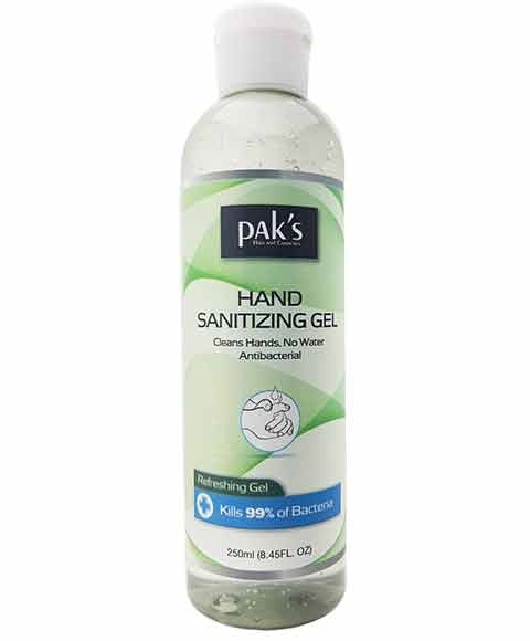 PAKS HAND SANITIZING GEL 250 ml Skin Wash Asetena Pa