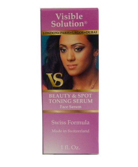 VISIBLE SOLUTION BEAUTY AND SPOT TONING SERUM 30 ml Skin Wash Asetena Pa