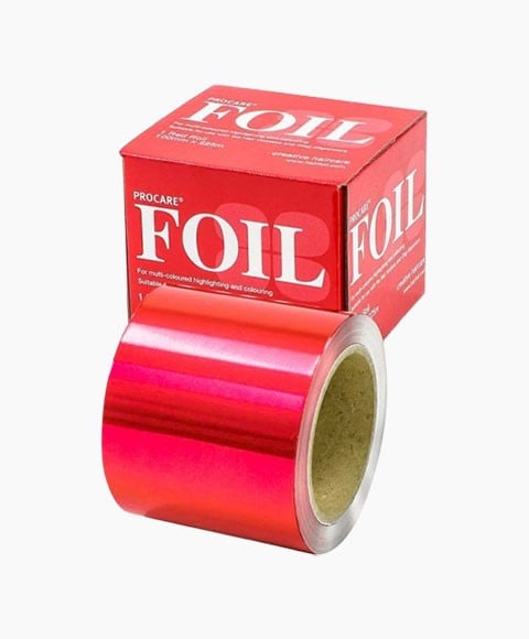 PROCARE HAIR COLOURING FOIL RED 100 X 225 Hair Color Asetena Pa