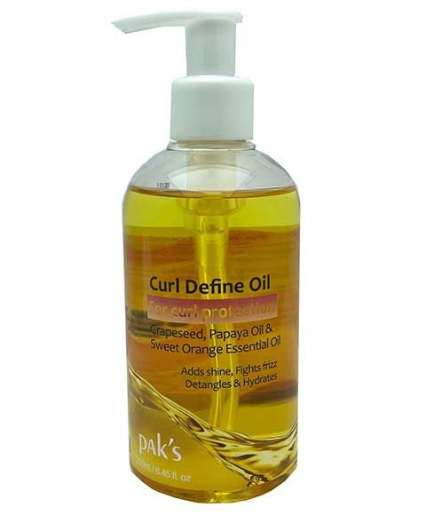 CURL DEFINE OIL FOR CURL PROTECTION 250 ml Sprays, Serums and Oils Asetena Pa