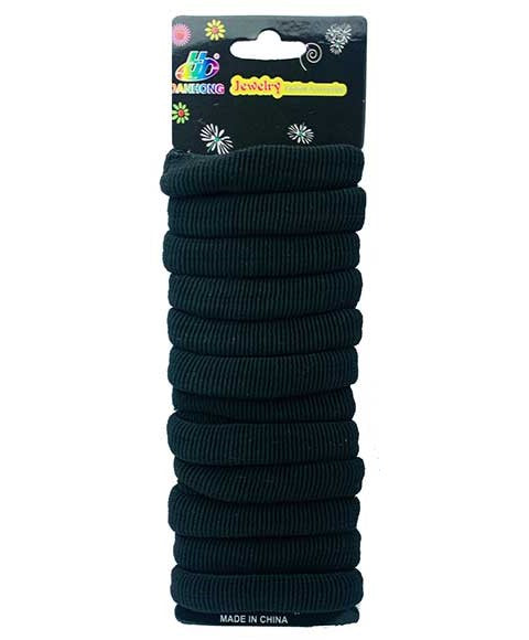 DANHONG THICK HAIR PONY TAILS 15009BLK Color Black Kids Hair Accessories Asetena Pa