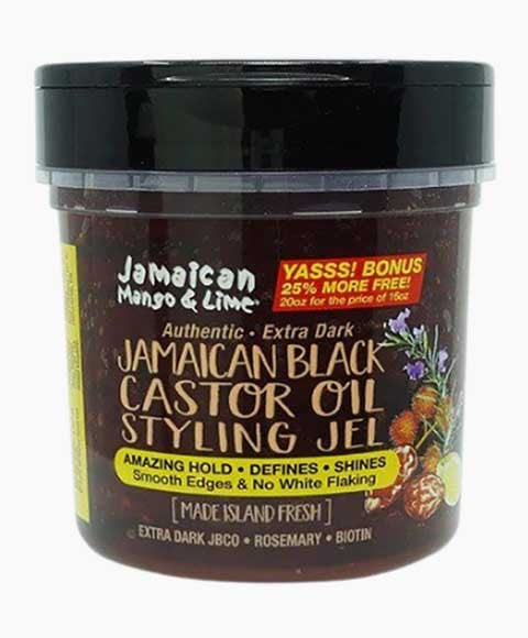 JAMAICAN MANGO AND LIME BLACK CASTOR OIL STYLING JEL 567 g Hair Styling Asetena Pa
